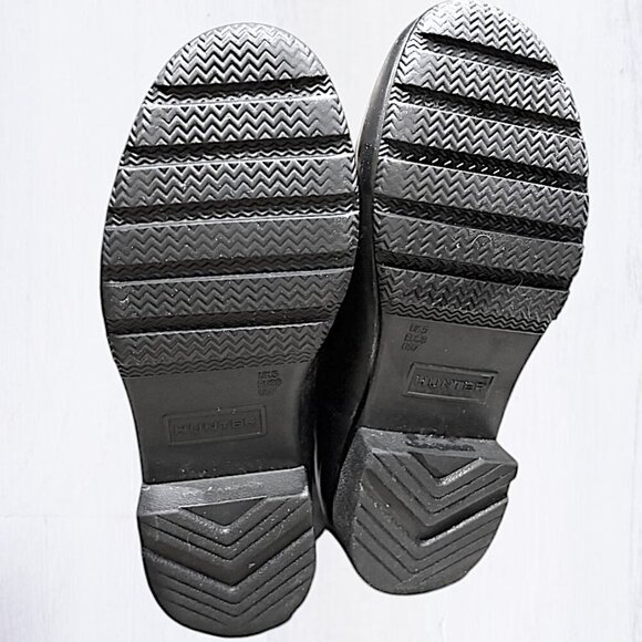 Hunter Black Tall Packable Original Tour Boots Size 7 - Picture 10 of 12